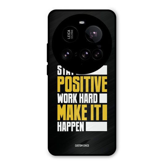 Stay Happy Xiaomi Mi 15 Ultra Mobile Back Cover - Typography PrintShield Case