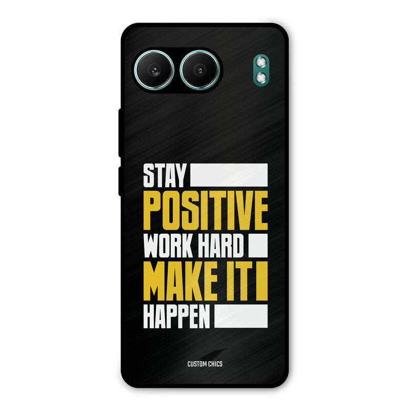 Stay Happy OnePlus Nord 4 Mobile Back Cover - Typography PrintShield Case