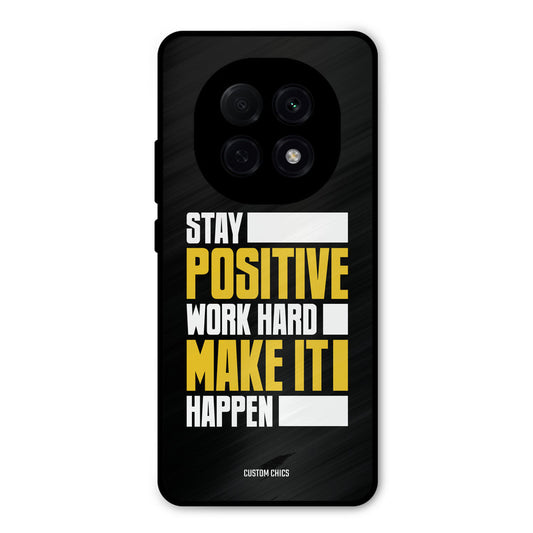 Stay Happy Oppo F29 Pro Mobile Back Cover - Typography PrintShield Case