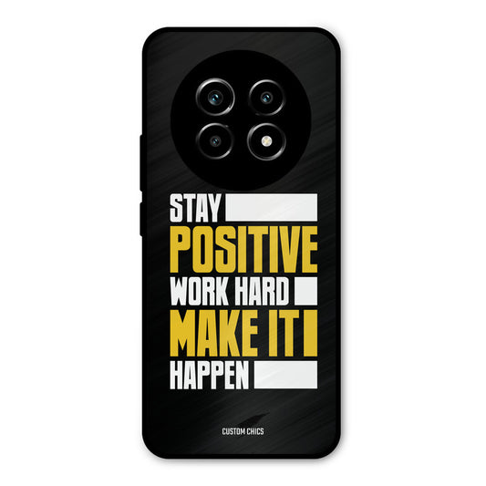 Stay Happy Realme 14 Pro lite Mobile Back Cover - Typography PrintShield Case