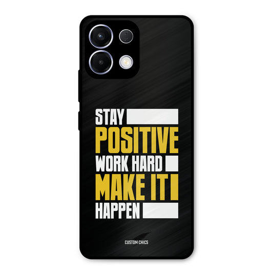 Stay Happy Oppo K13 5G Mobile Back Cover - Typography PrintShield Case