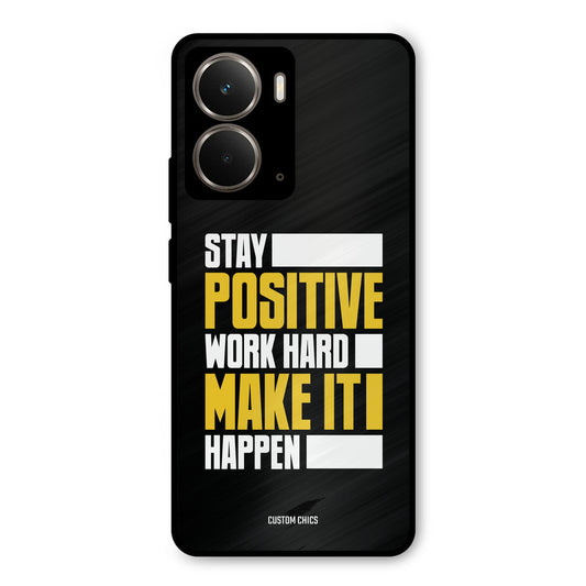 Stay Happy Realme P3 Mobile Back Cover - Typography PrintShield Case