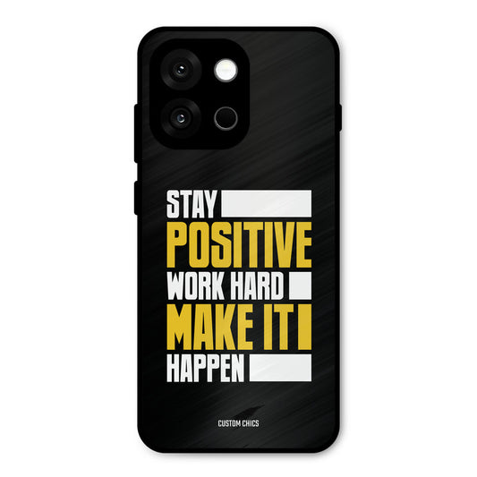 Stay Happy Oneplus 13s Mobile Back Cover - Typography PrintShield Case