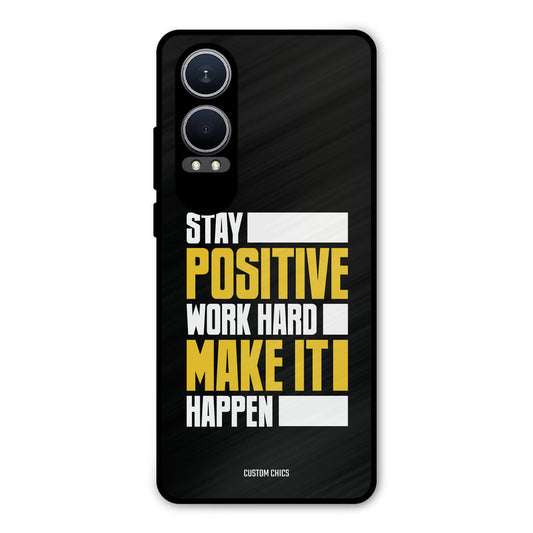 Stay Happy Oneplus Nord CE4 Lite Mobile Back Cover - Typography PrintShield Case