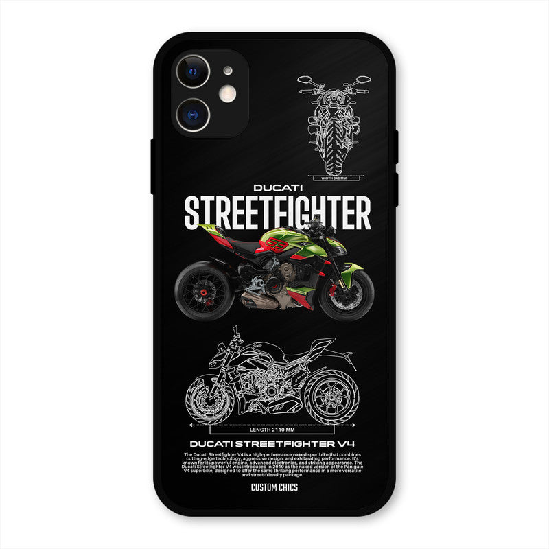 Streetfighter Bike iPhone 11 Mobile Back Cover - Car&Bike PrintShield Case
