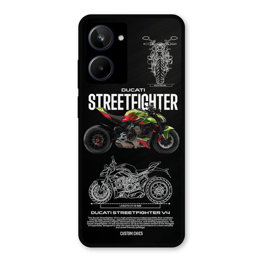 Streetfighter Bike Realme 10 Mobile Back Cover - Car&Bike PrintShield Case