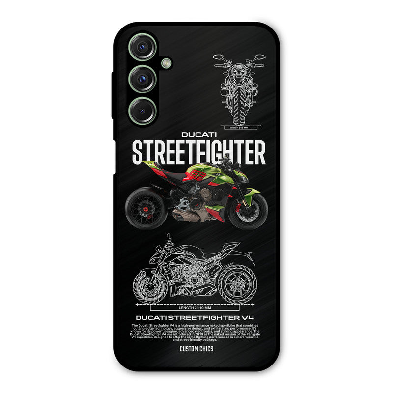 Streetfighter Bike Samsung Galaxy M34 Mobile Back Cover - Car&Bike PrintShield Case