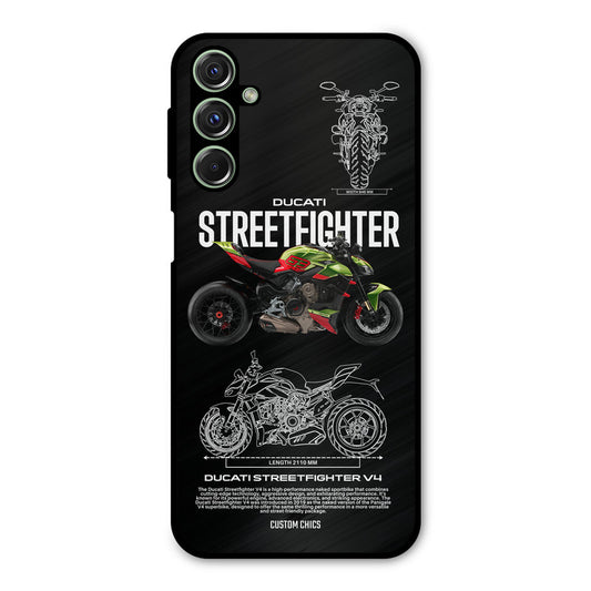 Streetfighter Bike Samsung Galaxy M34 Mobile Back Cover - Car&Bike PrintShield Case