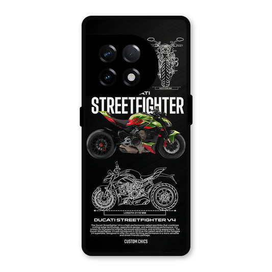 Streetfighter Bike OnePlus 11R Mobile Back Cover - Car&Bike PrintShield Case