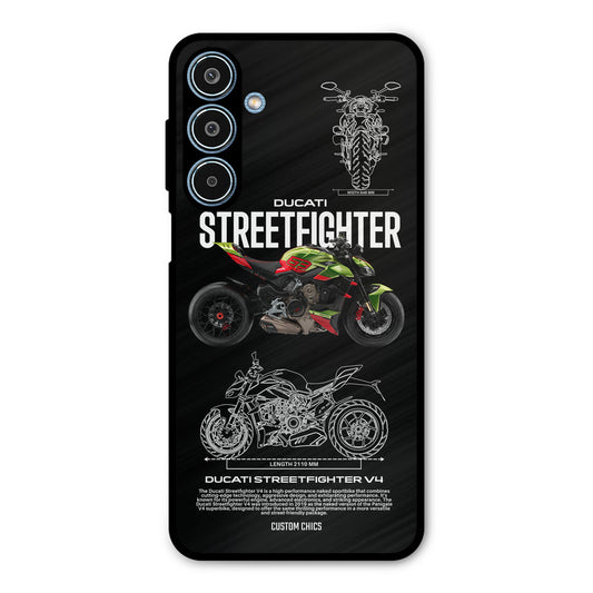 Streetfighter Bike Samsung Galaxy M35 5G Mobile Back Cover - Car&Bike PrintShield Case