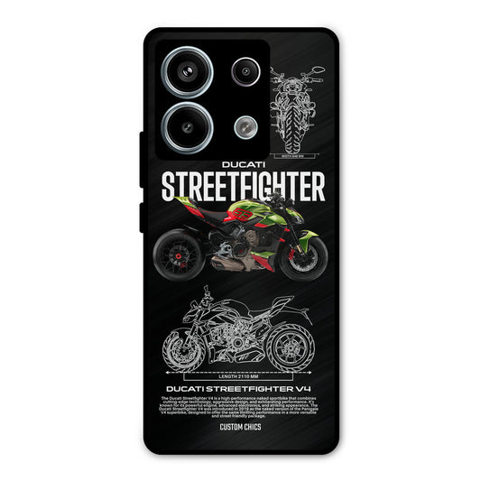 Streetfighter Bike Redmi Note 13 Pro 5G Mobile Back Cover - Car&Bike PrintShield Case