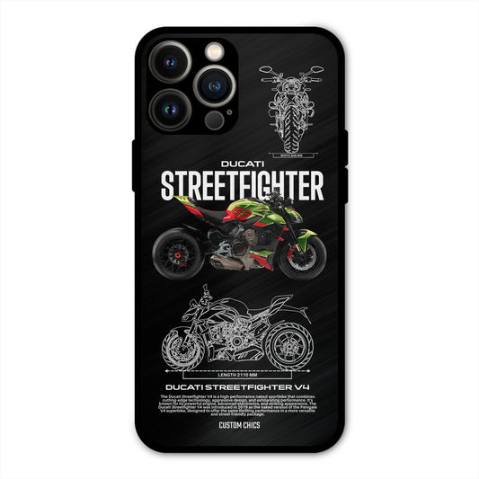 Streetfighter Bike iPhone 13 Pro Max Mobile Back Cover - Car&Bike PrintShield Case