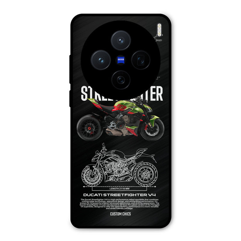 Streetfighter Bike Vivo X200 Mobile Back Cover - Car&Bike PrintShield Case
