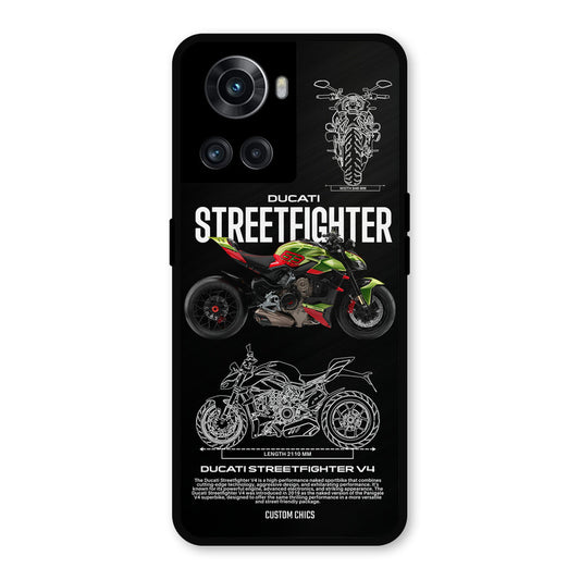 Streetfighter Bike OnePlus 10R Mobile Back Cover - Car&Bike PrintShield Case