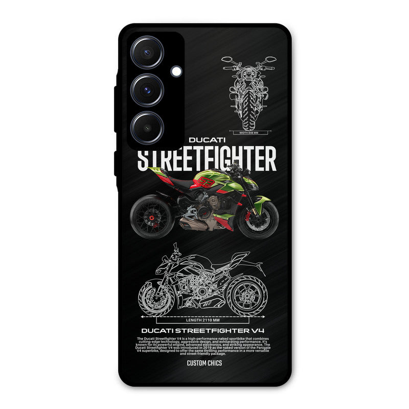 Streetfighter Bike Samsung Galaxy A55 5G Mobile Back Cover - Car&Bike PrintShield Case