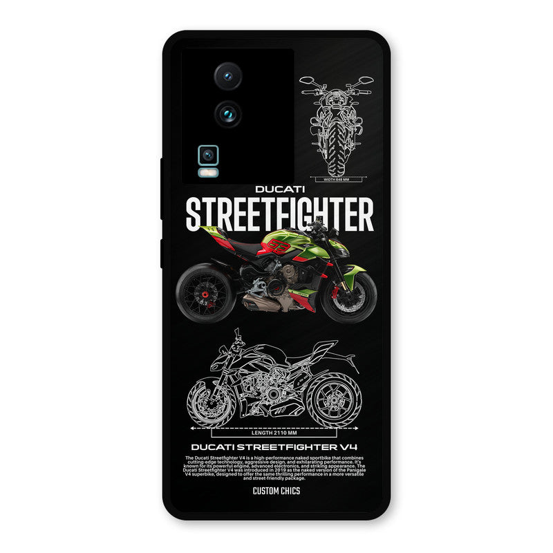 Streetfighter Bike IQOO Neo 7 Mobile Back Cover - Car&Bike PrintShield Case