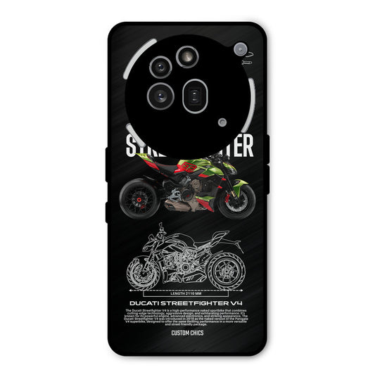 Streetfighter Bike Nothing Phone 3A Pro Mobile Back Cover - Car&Bike PrintShield Case