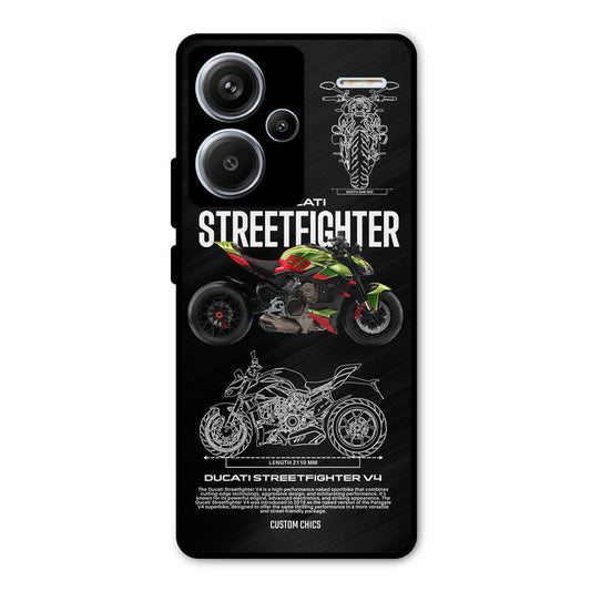 Streetfighter Bike Redmi Note 13 Pro Plus Mobile Back Cover - Car&Bike PrintShield Case