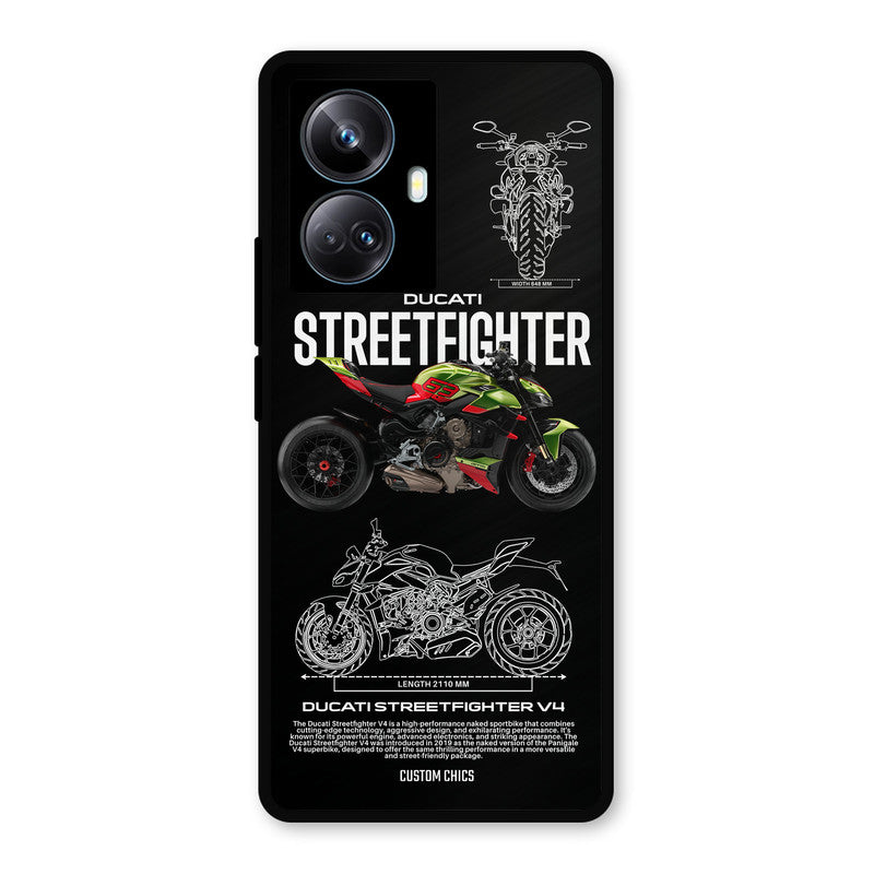 Streetfighter Bike Realme 10 Pro Plus Mobile Back Cover - Car&Bike PrintShield Case