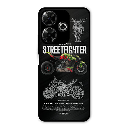 Streetfighter Bike Redmi 13 5G Mobile Back Cover - Car&Bike PrintShield Case