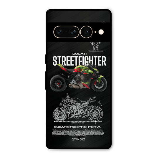 Streetfighter Bike Google Pixel 7 Pro Mobile Back Cover - Car&Bike PrintShield Case