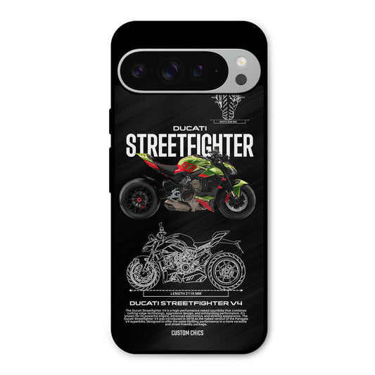 Streetfighter Bike Google Pixel 9 Pro XL Mobile Back Cover - Car&Bike PrintShield Case