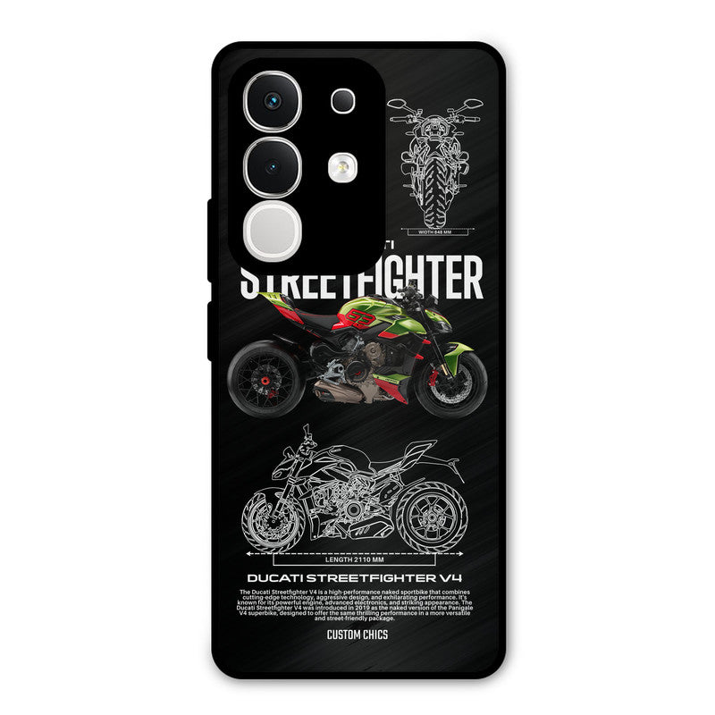 Streetfighter Bike Vivo T4x Mobile Back Cover - Car&Bike PrintShield Case