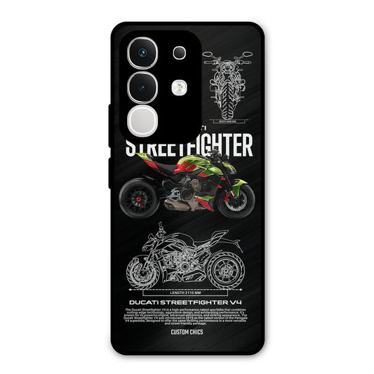 Streetfighter Bike Vivo T4x Mobile Back Cover - Car&Bike PrintShield Case