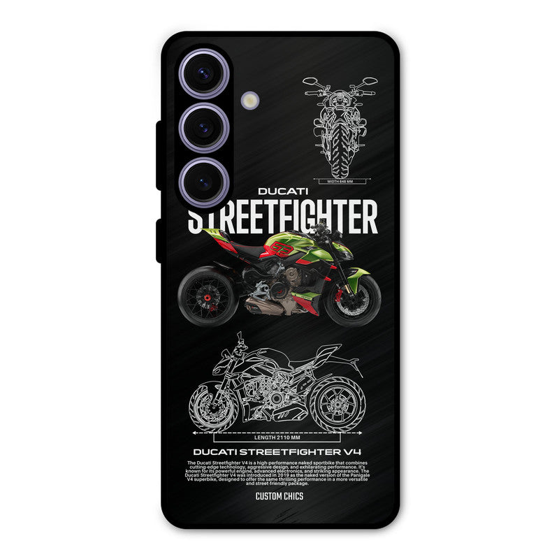 Streetfighter Bike Samsung Galaxy S24 Mobile Back Cover - Car&Bike PrintShield Case