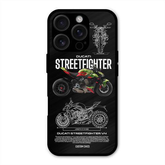 Streetfighter Bike iPhone 16 Pro Mobile Back Cover - Car&Bike PrintShield Case