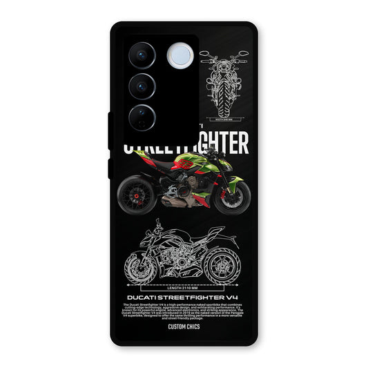 Streetfighter Bike Vivo V27 Pro Mobile Back Cover - Car&Bike PrintShield Case