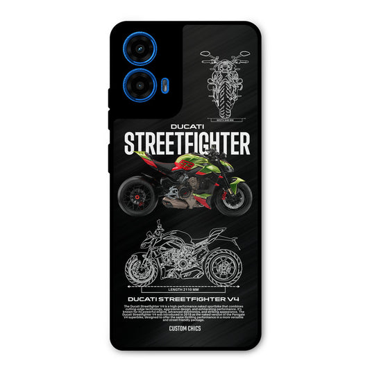 Streetfighter Bike Moto G45 Mobile Back Cover - Car&Bike PrintShield Case