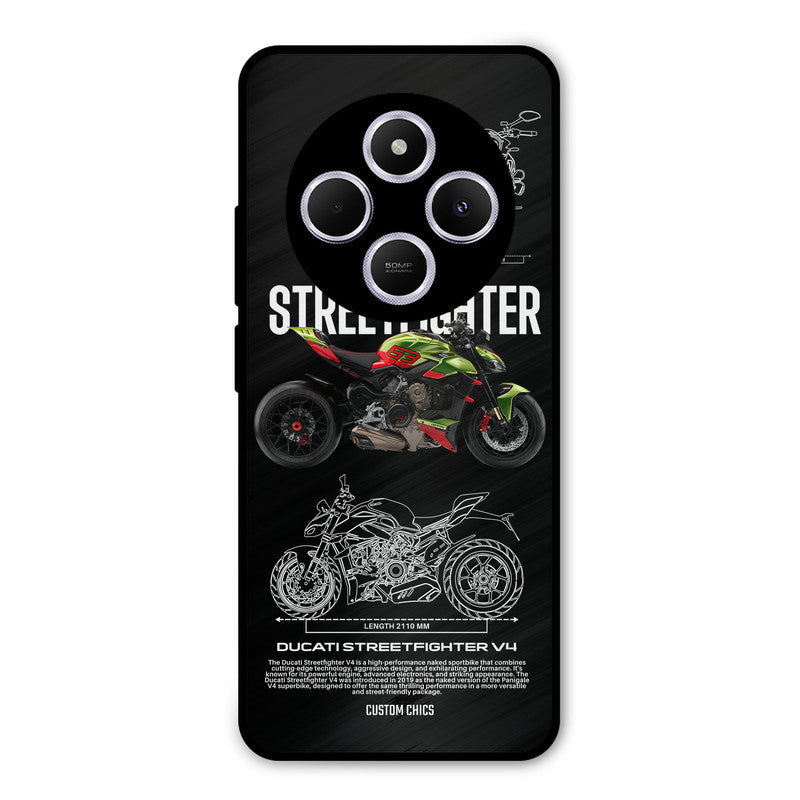 Streetfighter Bike Poco M7 Mobile Back Cover - Car&Bike PrintShield Case