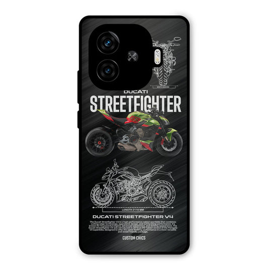 Streetfighter Bike iQoo Z9 Turbo Mobile Back Cover - Car&Bike PrintShield Case
