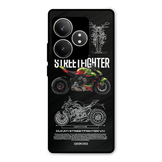 Streetfighter Bike Realme GT 6T Mobile Back Cover - Car&Bike PrintShield Case