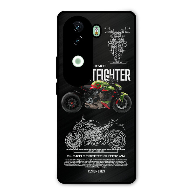 Streetfighter Bike iQOO Z9s Mobile Back Cover - Car&Bike PrintShield Case