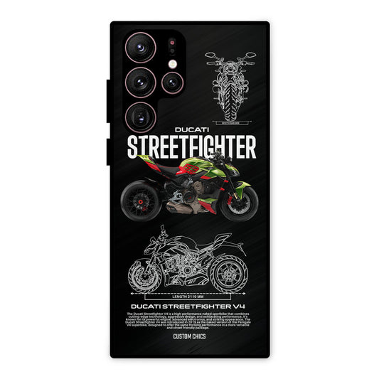 Streetfighter Bike Samsung Galaxy S22 Ultra Mobile Back Cover - Car&Bike PrintShield Case