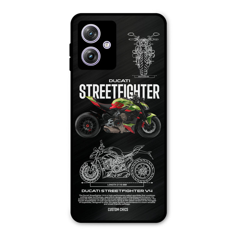 Streetfighter Bike Moto G54 Mobile Back Cover - Car&Bike PrintShield Case