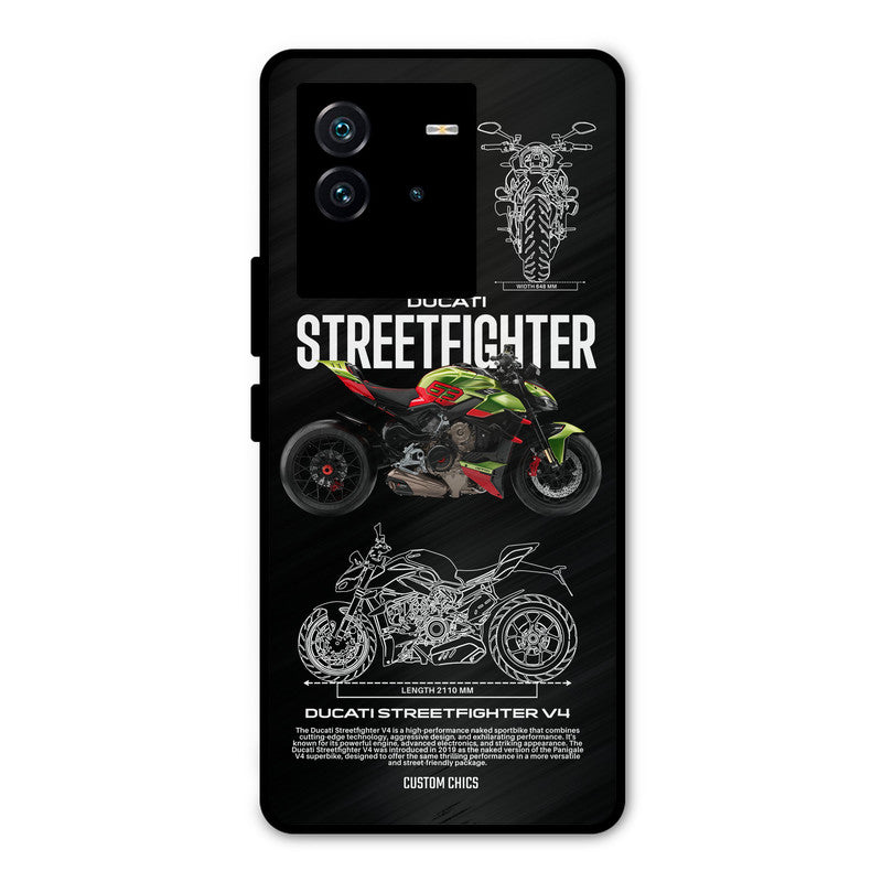 Streetfighter Bike iQOO Neo 6 5G Mobile Back Cover - Car&Bike PrintShield Case