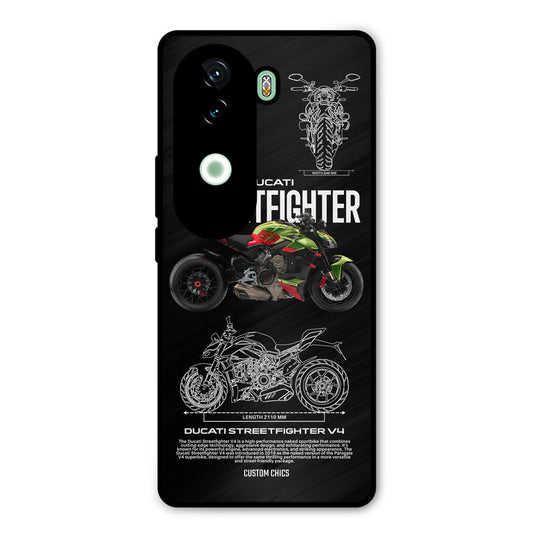 Streetfighter Bike Vivo V40e Mobile Back Cover - Car&Bike PrintShield Case
