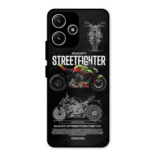 Streetfighter Bike Redmi 12 5G Mobile Back Cover - Car&Bike PrintShield Case