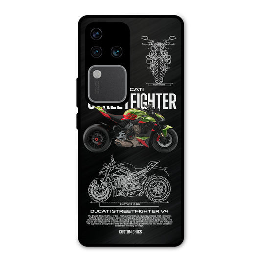 Streetfighter Bike Vivo V30 Pro Mobile Back Cover - Car&Bike PrintShield Case