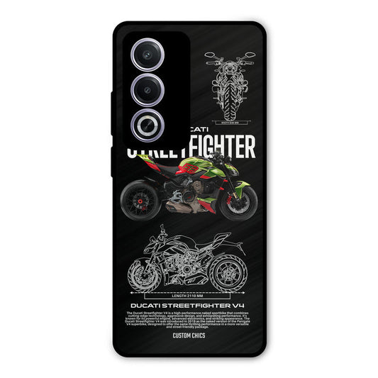 Streetfighter Bike Oppo K12x Mobile Back Cover - Car&Bike PrintShield Case