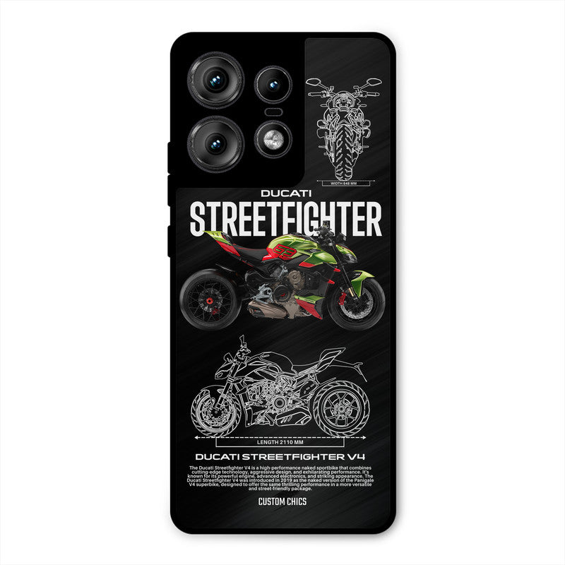 Streetfighter Bike Motorola Edge 50 Pro Mobile Back Cover - Car&Bike PrintShield Case