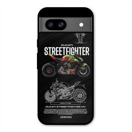 Streetfighter Bike Google Pixel 8a Mobile Back Cover - Car&Bike PrintShield Case