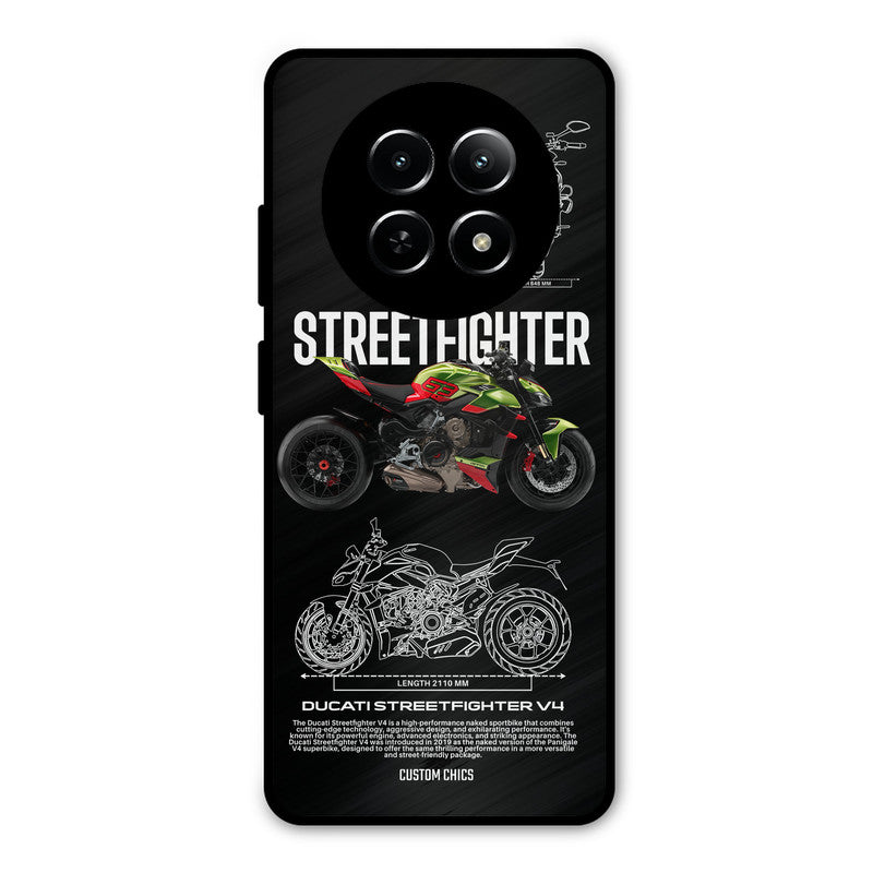 Streetfighter Bike Realme Narzo N65 Mobile Back Cover - Car&Bike PrintShield Case