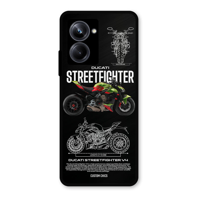 Streetfighter Bike Realme 10 Pro Mobile Back Cover - Car&Bike PrintShield Case