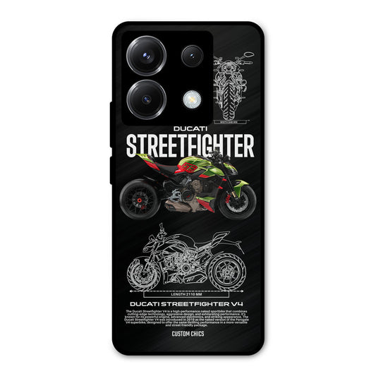 Streetfighter Bike Poco X6 Mobile Back Cover - Car&Bike PrintShield Case
