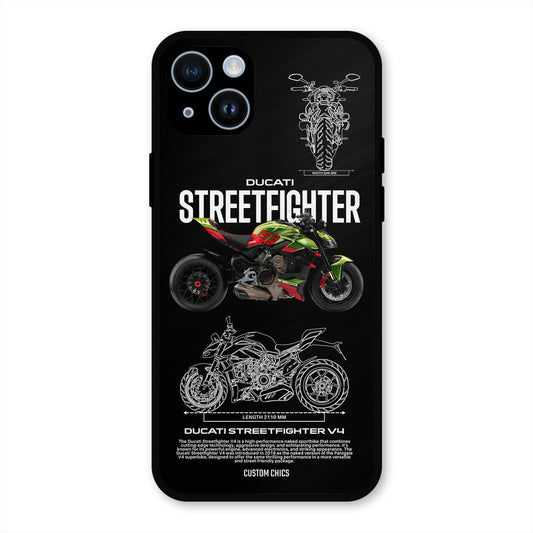 Streetfighter Bike iPhone 14 Mobile Back Cover - Car&Bike PrintShield Case