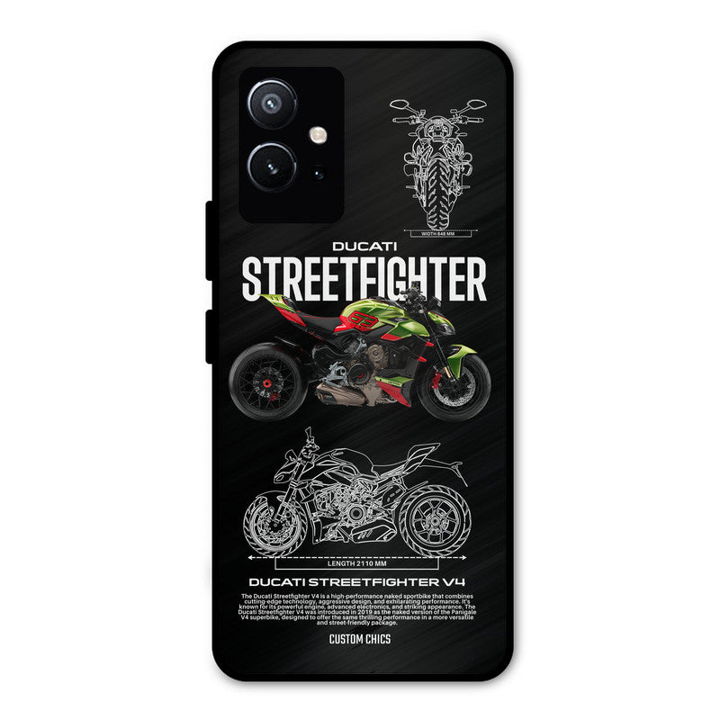 Streetfighter Bike Vivo Y75 5G Mobile Back Cover - Car&Bike PrintShield Case